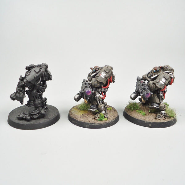 Warhammer 40k Army Leagues Of Votann Brokhyr Thunderkyn x3 Partly Painted