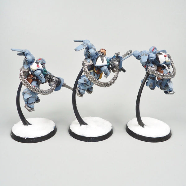 Warhammer 40k Army Space Marines Space Wolves Suppressors x3 Painted