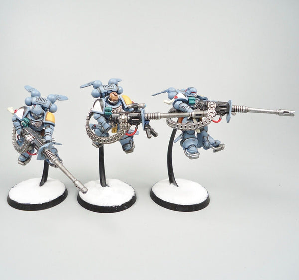 Warhammer 40k Army Space Marines Space Wolves Suppressors x3 Painted