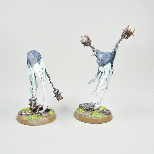 Warhammer Age Of Sigmar Army Nighthaunt Chainghasts x2 Painted