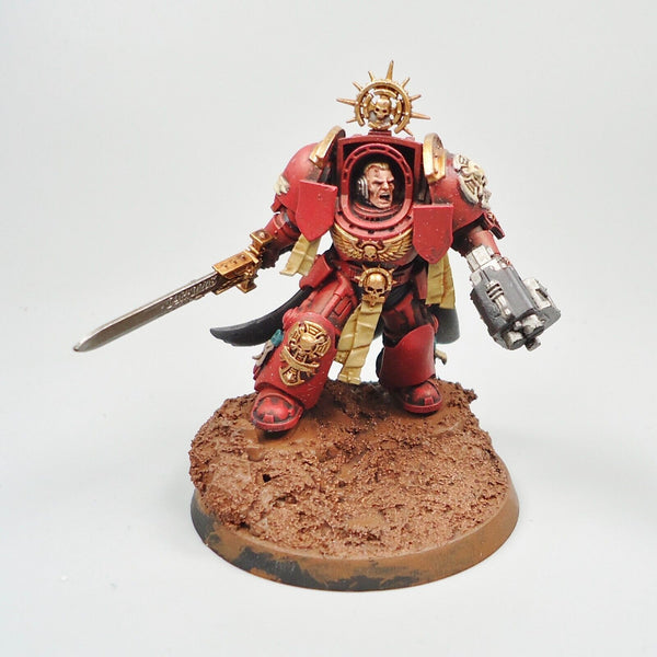 Space Marines Blood Angels Terminator Captain Painted Warhammer 40k Army