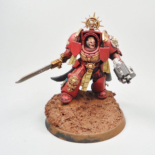 Space Marines Blood Angels Terminator Captain Painted Warhammer 40k Army