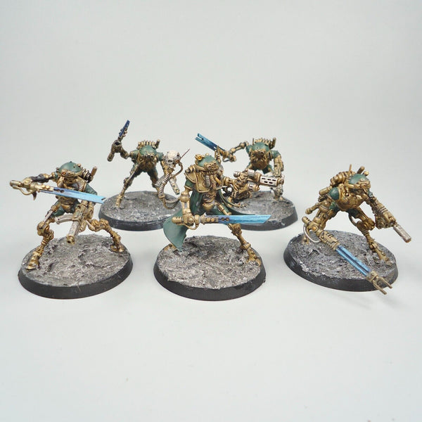 Warhammer 40k Army Adeptus Mechanicus Sicarian Infiltrators x5 Painted