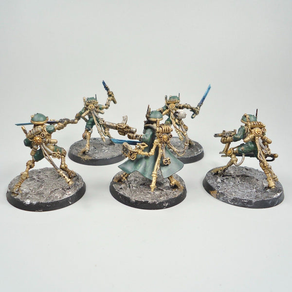 Warhammer 40k Army Adeptus Mechanicus Sicarian Infiltrators x5 Painted