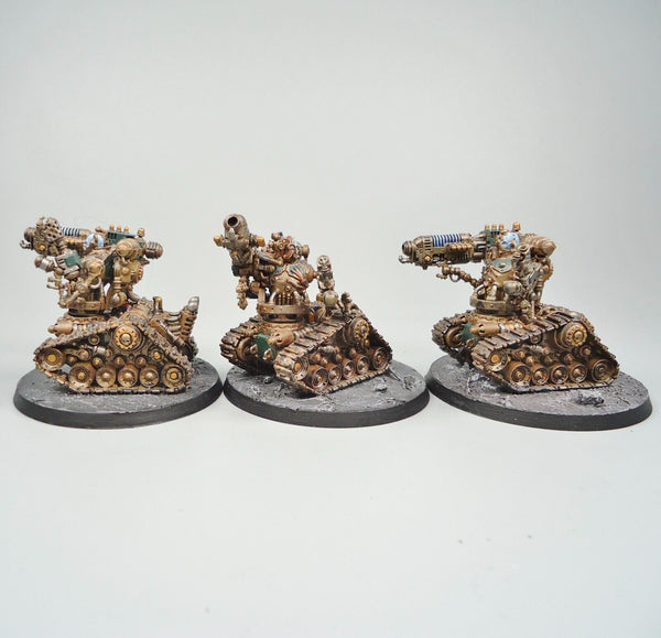 Warhammer 40k Army Adeptus Mechanicus Kataphron Destroyers x3 Painted