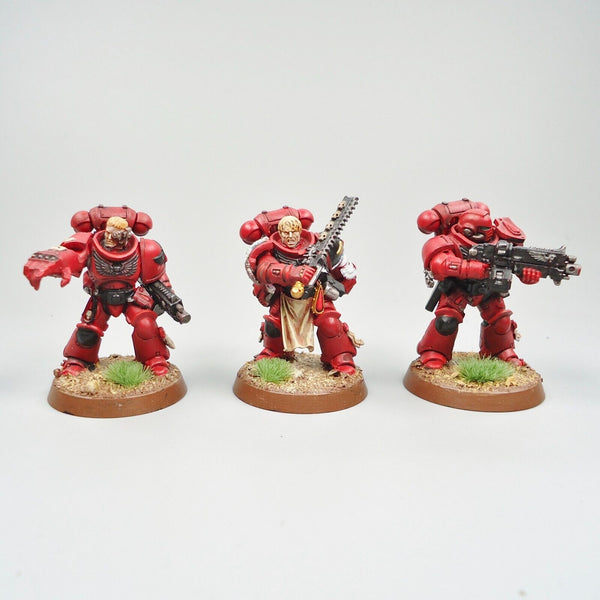 Space Marines Blood Angels Intercessors Squad Painted Warhammer 40k Army