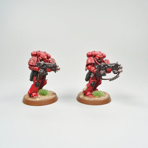 Space Marines Blood Angels Intercessors Squad Painted Warhammer 40k Army