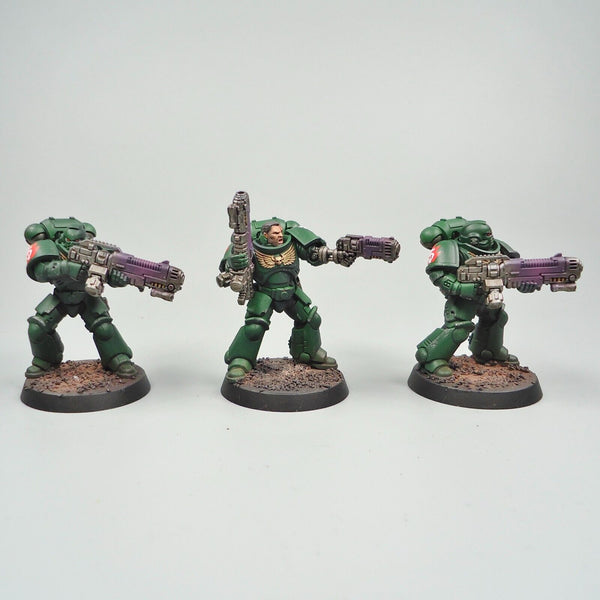 Warhammer 40k Army Space Marines Dark Angels Primaris Hellblasters x5 Painted