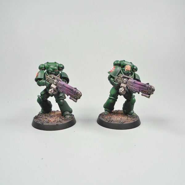 Warhammer 40k Army Space Marines Dark Angels Primaris Hellblasters x5 Painted