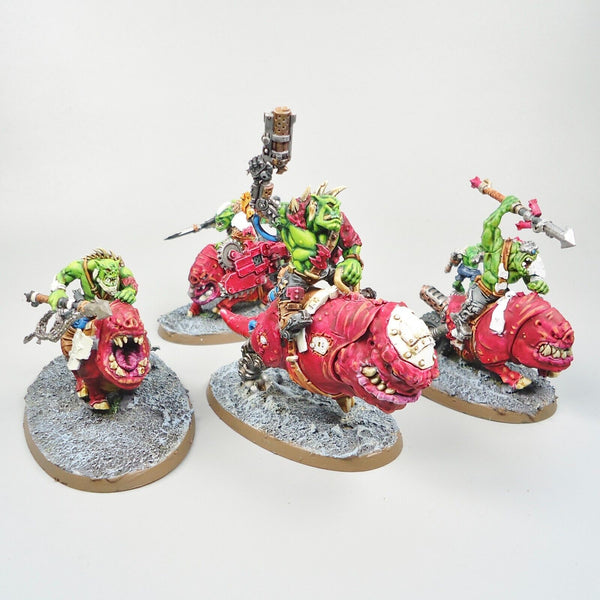 Warhammer 40k Ork Army Ork Squighog Boyz Painted And Based