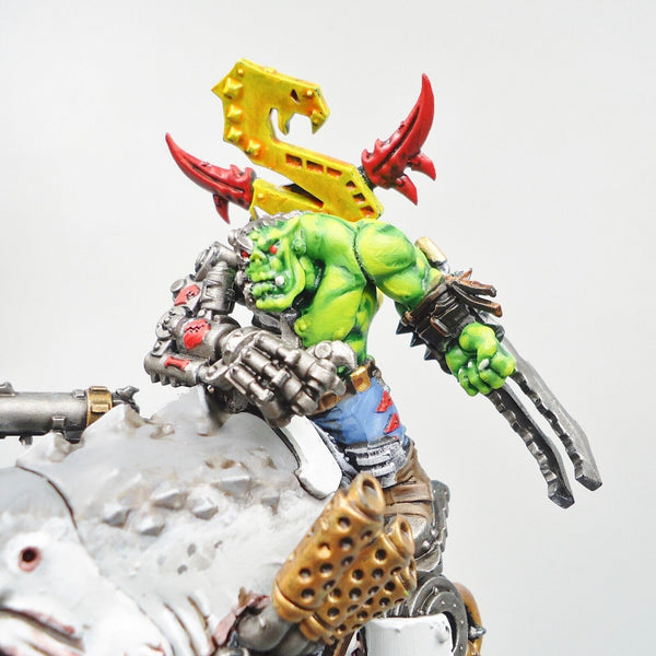 Warhammer 40k Ork Army Ork Mozrog Skragbad Painted And Based