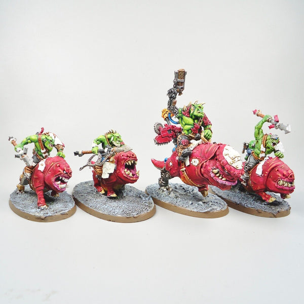 Warhammer 40k Ork Army Ork Squighog Boyz Painted And Based