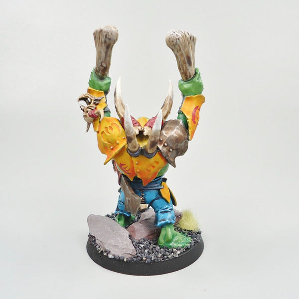 Warhammer Fantasy Age of Sigmar Army Orruk Warclans Ironjawz Warchanter Painted