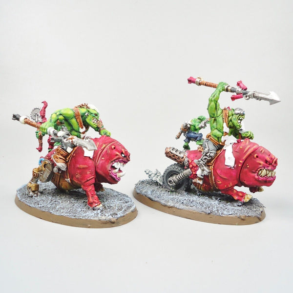 Warhammer 40k Ork Army Ork Squighog Boyz Painted And Based