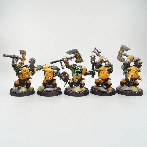 Warhammer Fantasy Age of Sigmar Army Orruk Warclans Ironjawz Ardboyz x15 Painted