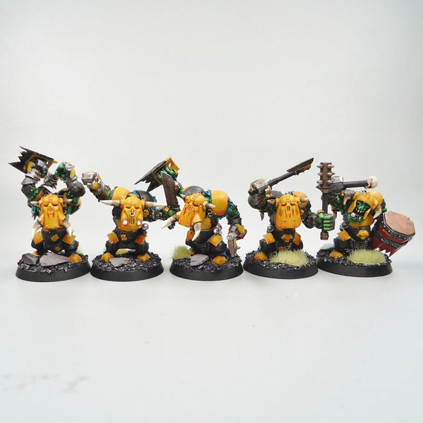 Warhammer Fantasy Age of Sigmar Army Orruk Warclans Ironjawz Ardboyz x15 Painted