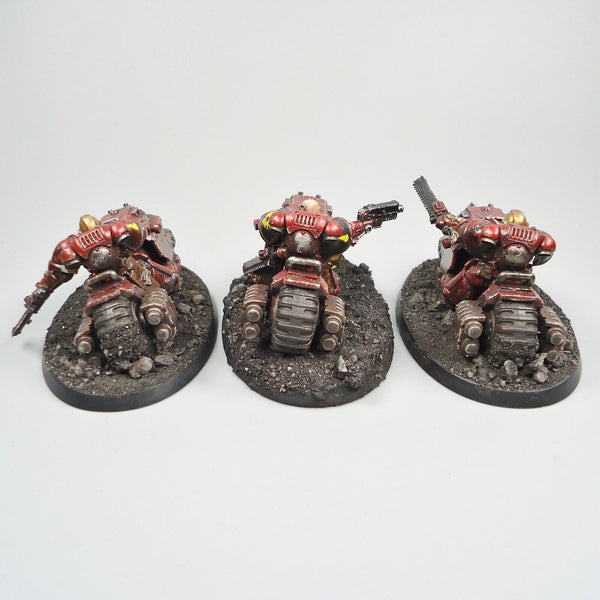 Warhammer 40k Army Space Marines Blood Angels Outriders x3 Painted