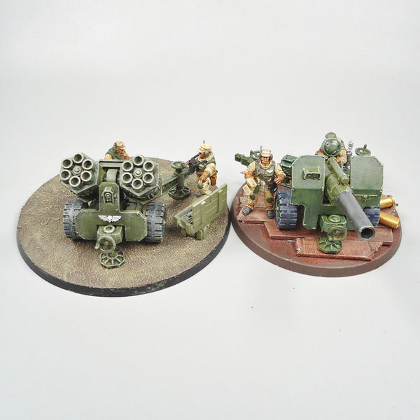 Warhammer 40k Army Astra Militarum Ordnance Team Painted