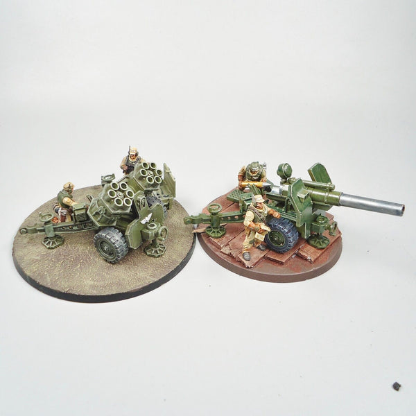 Warhammer 40k Army Astra Militarum Ordnance Team Painted