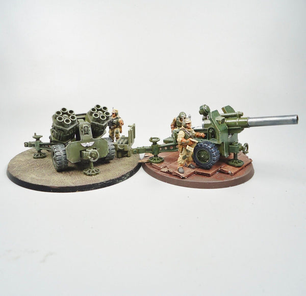 Warhammer 40k Army Astra Militarum Ordnance Team Painted