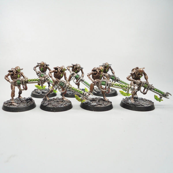 Warhammer 40k Army Necrons Necron Warriors x7 Painted