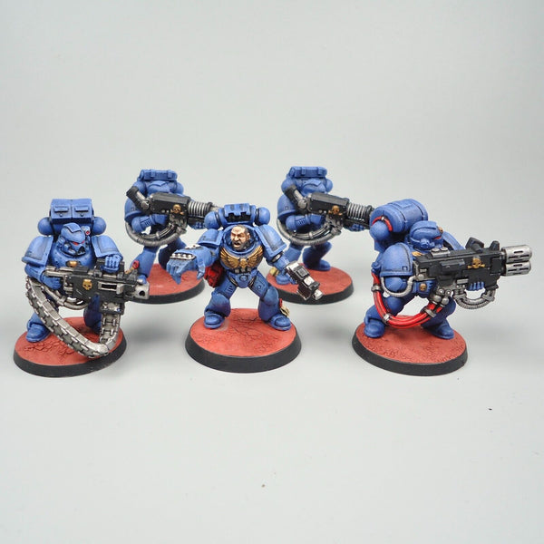 Warhammer 40k Army Space Marines Ultramarines Devastator Squad Painted