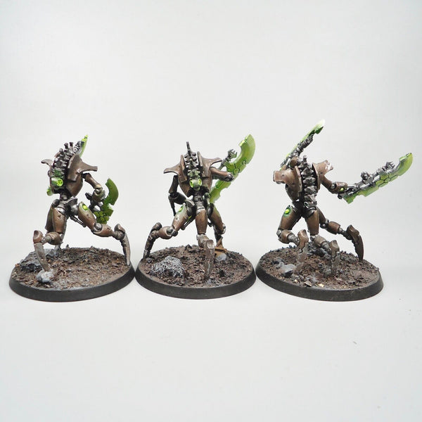 Warhammer 40k Army Necrons Skorpekh Destroyers x3 Painted