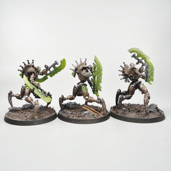 Warhammer 40k Army Necrons Skorpekh Destroyers x3 Painted