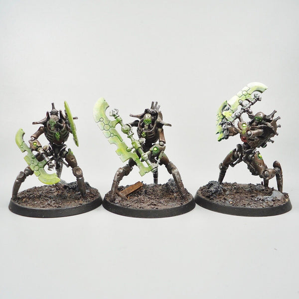 Warhammer 40k Army Necrons Skorpekh Destroyers x3 Painted