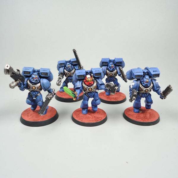 Warhammer 40k Army Space Marines Ultramarines Assault Squad Painted