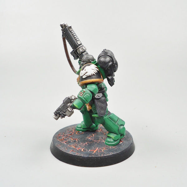 Warhammer 40k Army Space Marines Salamanders Lieutenant Painted