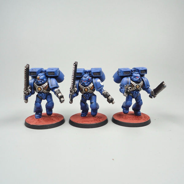 Warhammer 40k Army Space Marines Ultramarines Assault Marines x7 Painted