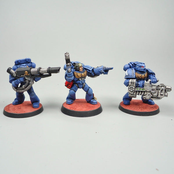 Warhammer 40k Army Space Marines Ultramarines Devastator Squad Painted