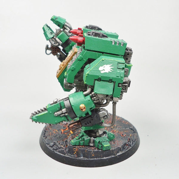 Warhammer 40k Army Space Marines Salamanders Ironclad Dreadnought Painted