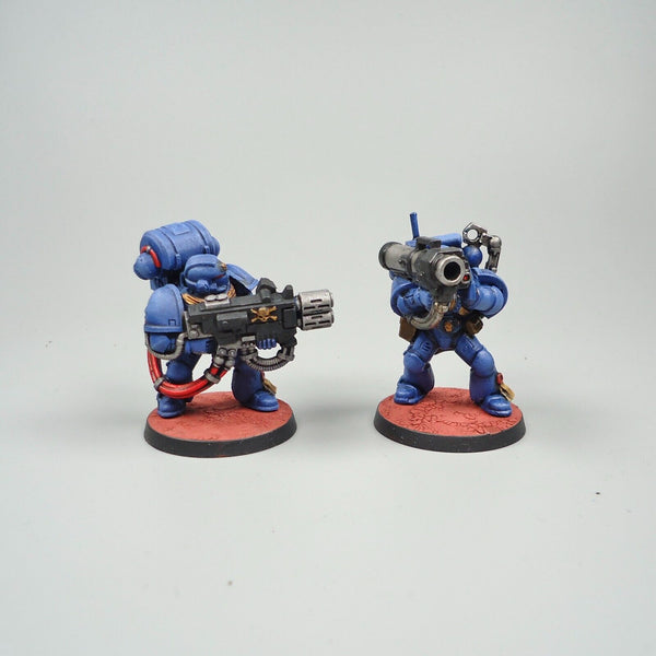 Warhammer 40k Army Space Marines Ultramarines Devastator Squad Painted