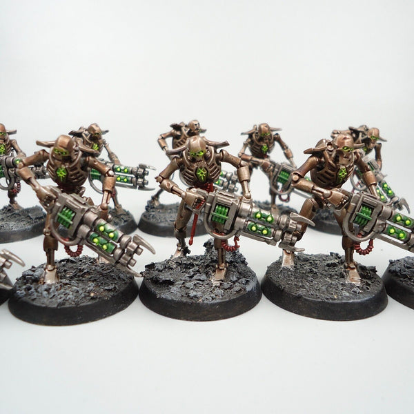 Warhammer 40k Army Necrons Necron Warriors x10 Painted