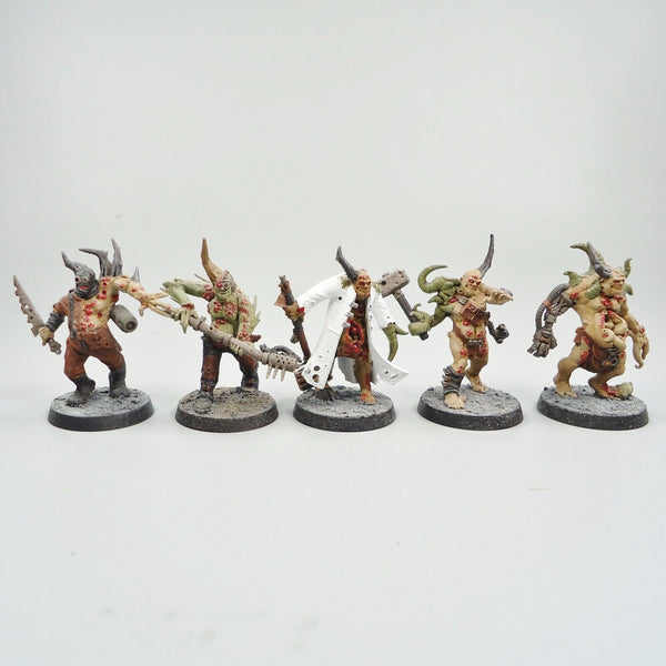 Warhammer 40k Army Chaos Space Marines Death Guard Poxwalkers x10 Painted