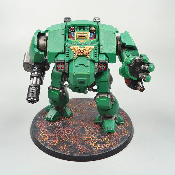 Warhammer 40k Army Space Marines Salamanders Redemptor Dreadnought Painted