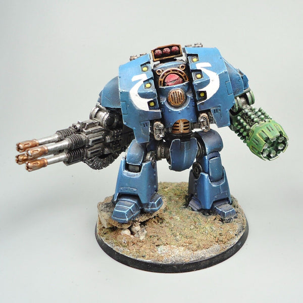 Warhammer 40k Army Space Marines Ultramarines Leviathan Dreadnought Painted