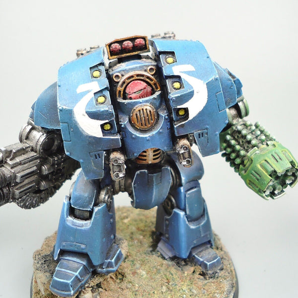 Warhammer 40k Army Space Marines Ultramarines Leviathan Dreadnought Painted