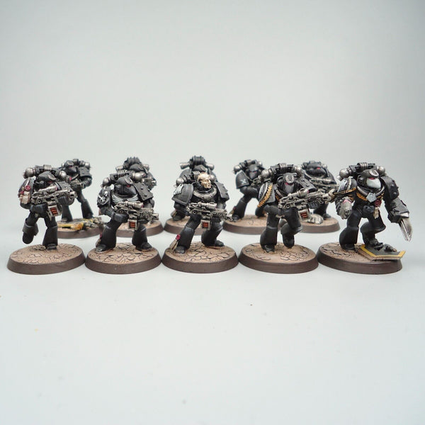 Warhammer 40k Army Space Marines Raven Guard 10 Man Squad -GW and 3D Print