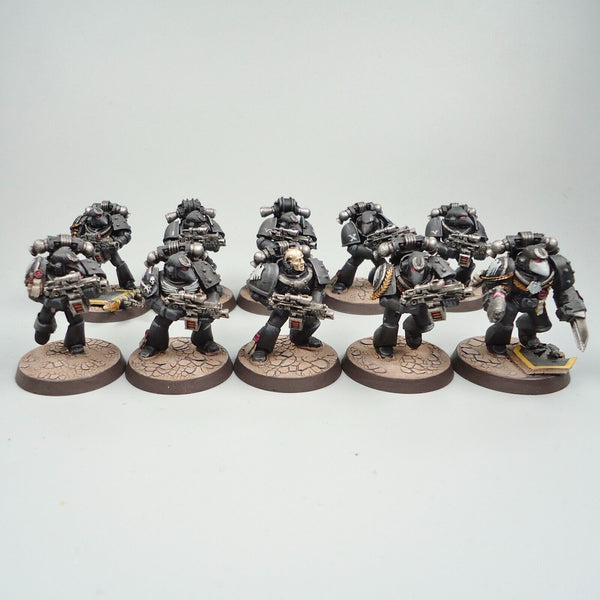 Warhammer 40k Army Space Marines Raven Guard 10 Man Squad -GW and 3D Print