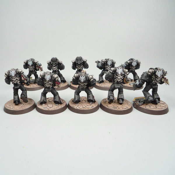 Warhammer 40k Army Space Marines Raven Guard 10 Man Squad -GW and 3D Print