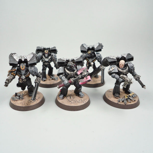 Warhammer 40k Army Space Marines Raven Guard Assault Marines x5 -GW and 3D Print