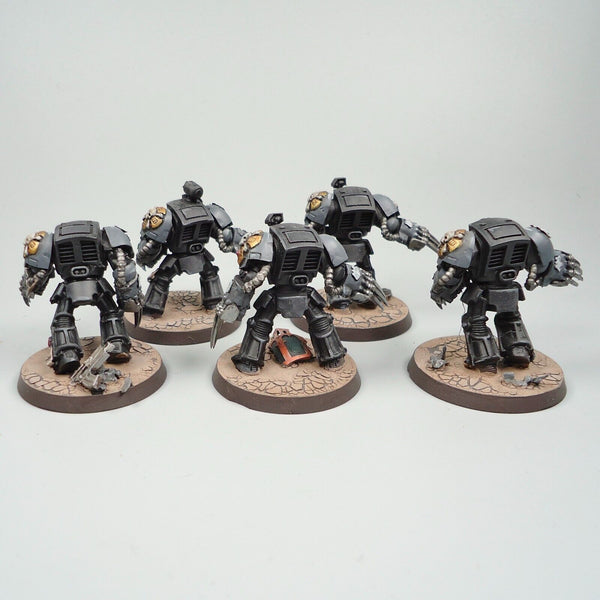 Warhammer 40k Army Space Marines Raven Guard Terminators x5 - GW and 3D Print