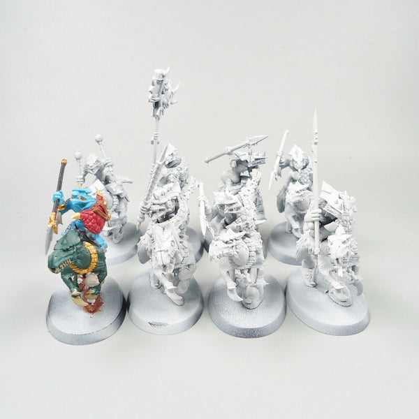 Lizardmen Saurus Knights x8 - Warhammer Fantasy Age of Sigmar Army