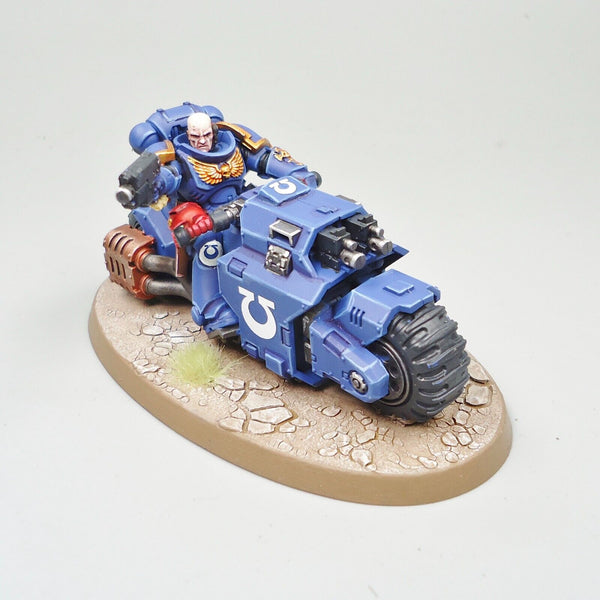 Space Marines Ultramarines Outriders x3 Painted - Warhammer 40k Army