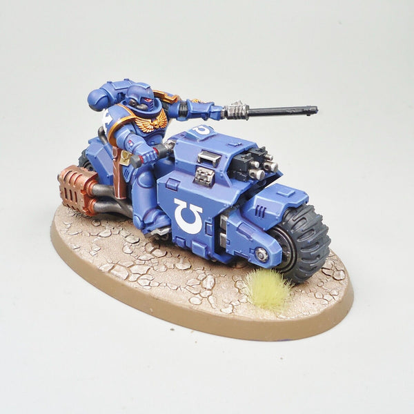 Space Marines Ultramarines Outriders x3 Painted - Warhammer 40k Army