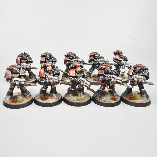 Space Marines 30k Iron Hands Tactical Squad Painted - Warhammer 40k Army