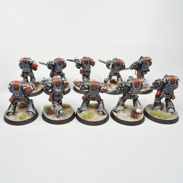 Space Marines 30k Iron Hands Tactical Squad Painted - Warhammer 40k Army